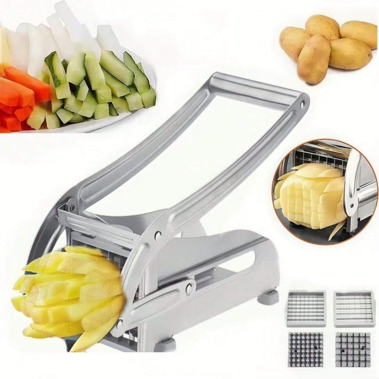 Potato Masher Ricer - Ручная овощерезка из нержавеющей стали для