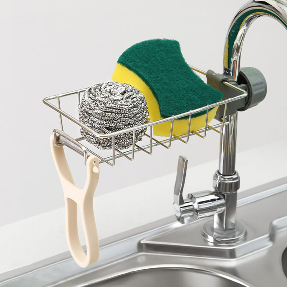 Kitchen Gadgets Storage Ideas - Органайзер для кухонной раковины: держатель для