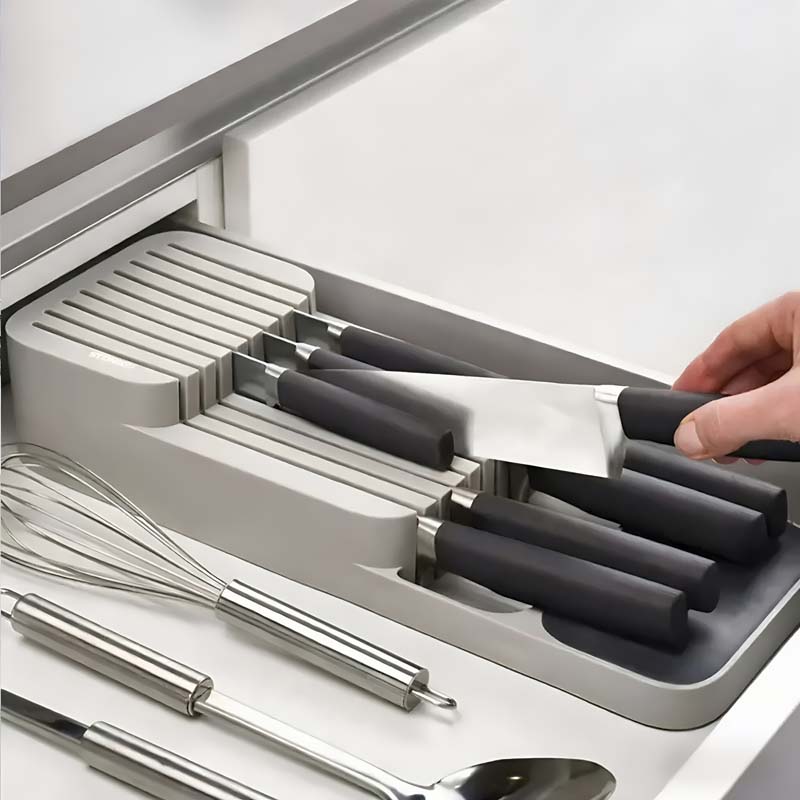 Kitchen Gadgets Storage Ideas - Практичный органайзер для ножей в ящик