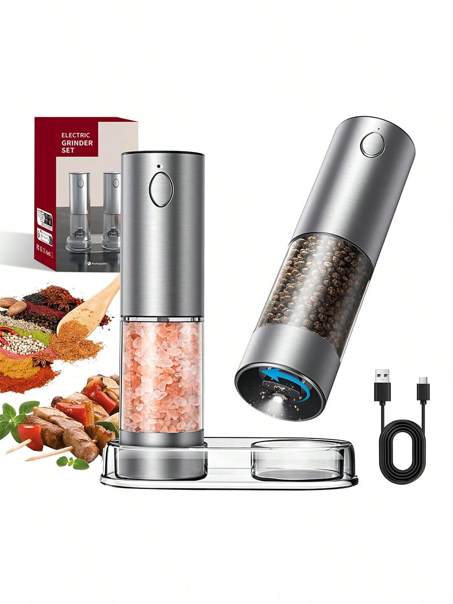 Kitchen Gadgets Ideas - Набор из 2-х электрических мельниц для