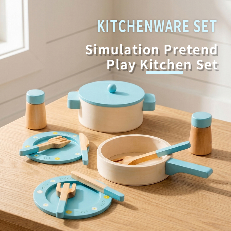 Kitchen Gadgets Kids - Деревянный игровой набор для кухни для