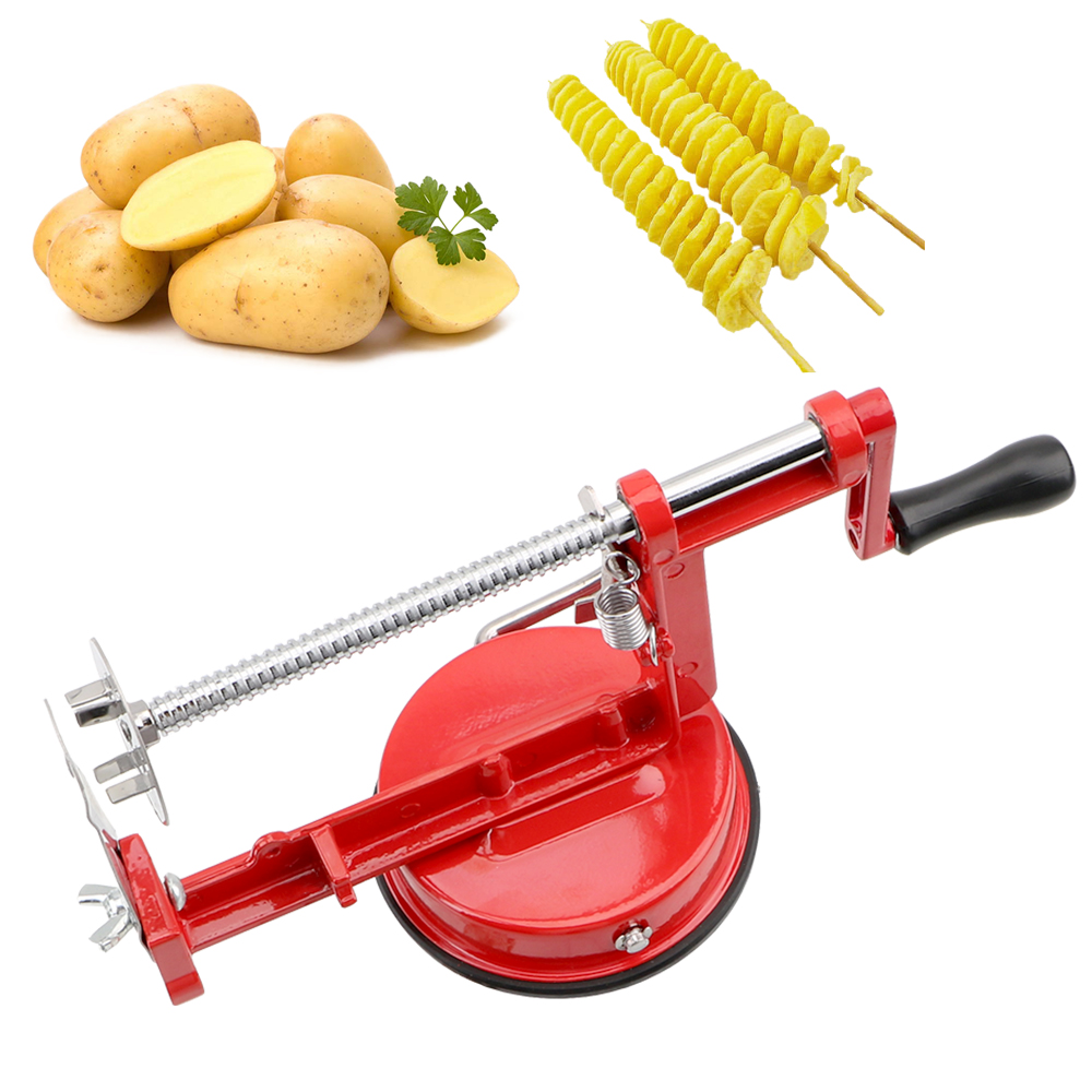 Potato Masher Ricer - Ручной спиральный резак для картофеля фри,