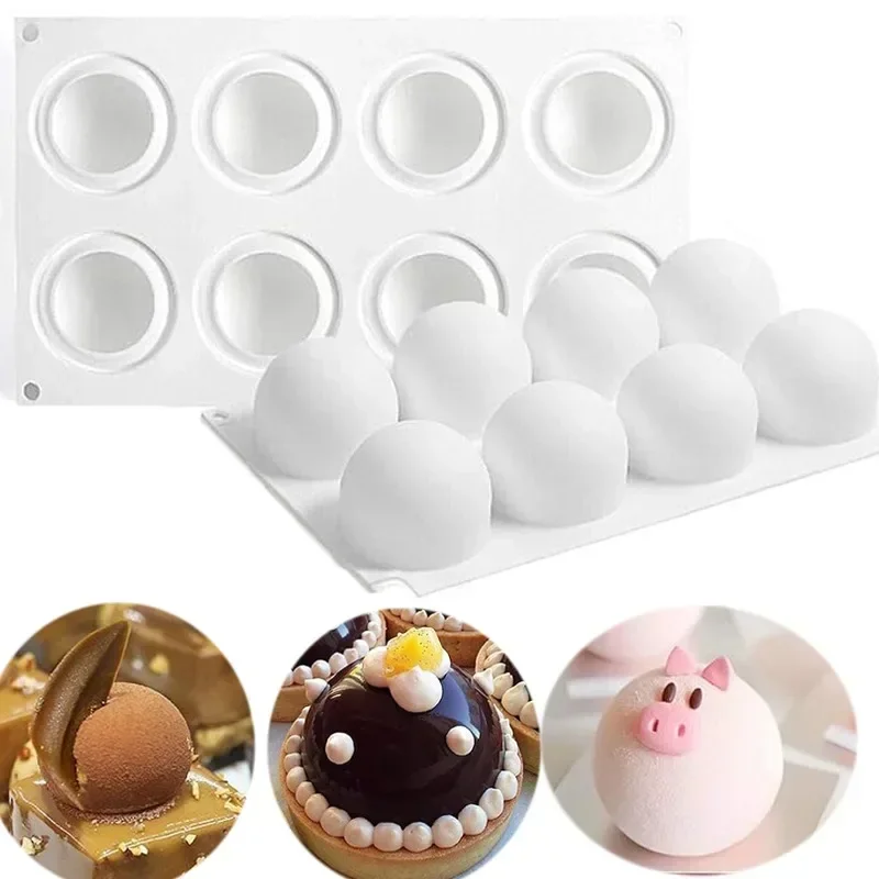 Kitchen Gadgets Ninja - 3D сферическая силиконовая форма для мусса,