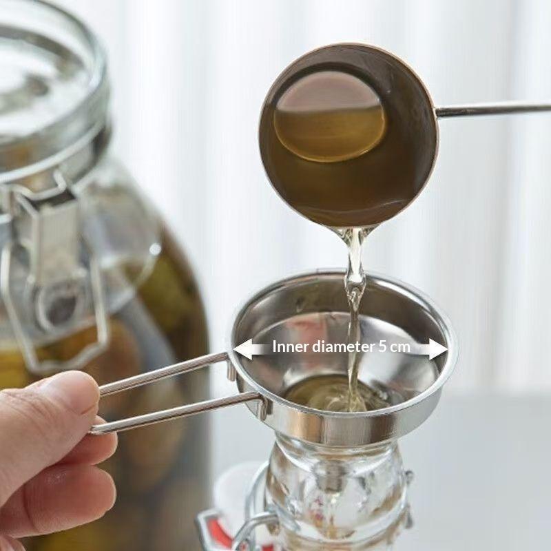 Kitchen Gadgets For Small Kitchens - Воронка из нержавеющей стали с ручкой,