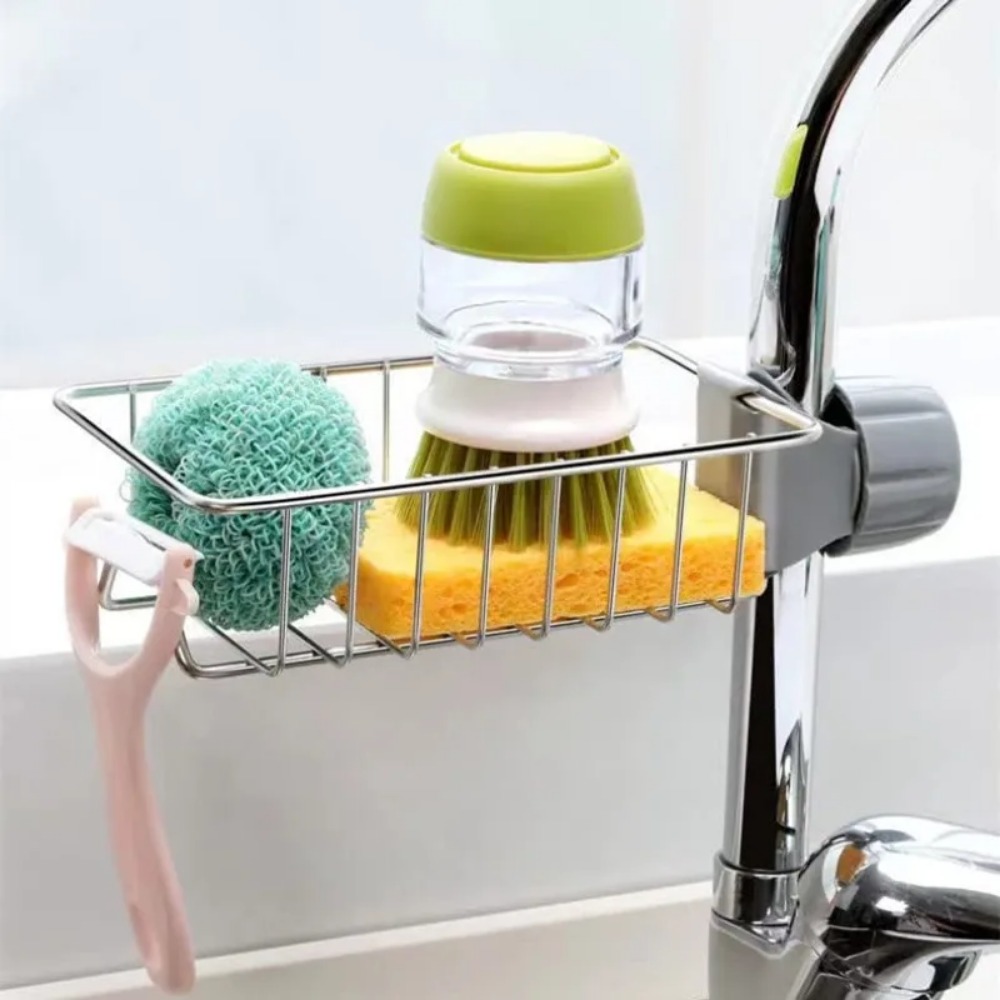 Kitchen Gadgets Storage Ideas - Органайзер для кухонной раковины: гибкий держатель