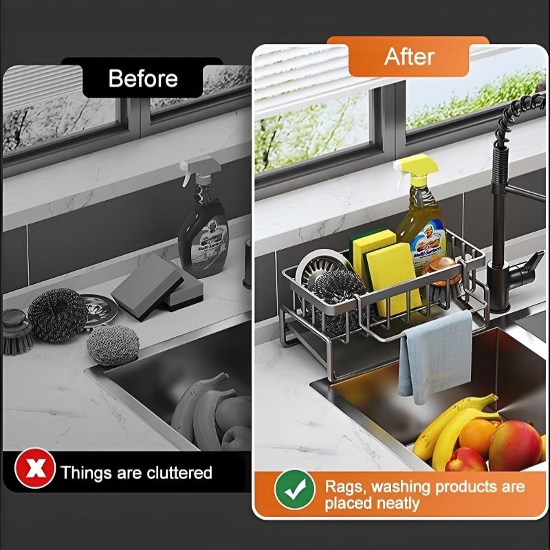 Подставка для губок с держател – обзор и цена Kitchen Gadgets Storage Ideas