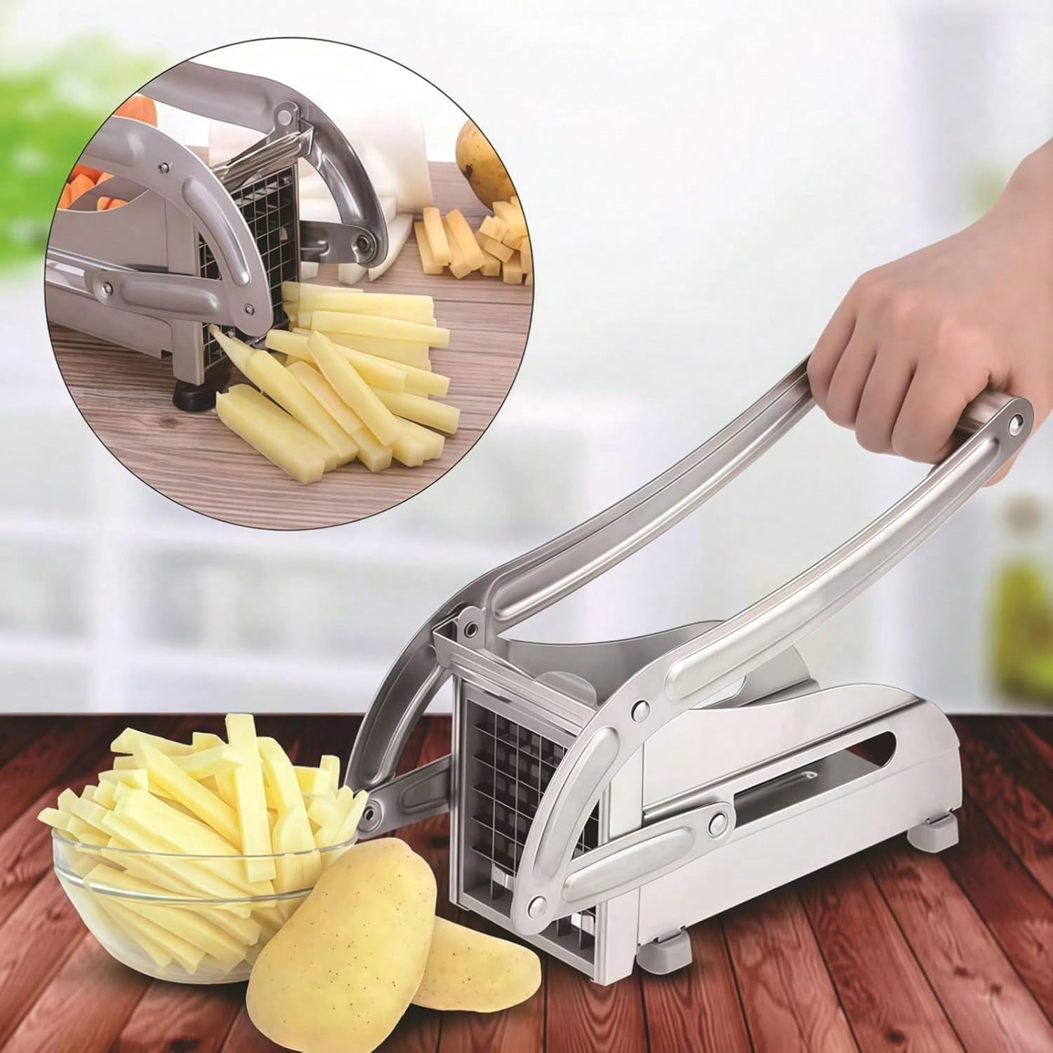 Ручная овощерезка из нержавеющ – обзор и цена Potato Masher Ricer