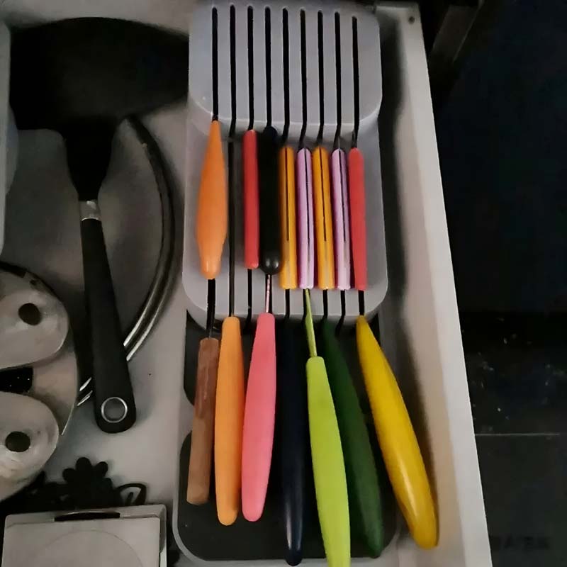 Практичный органайзер для ноже – обзор и цена Kitchen Gadgets Storage Ideas