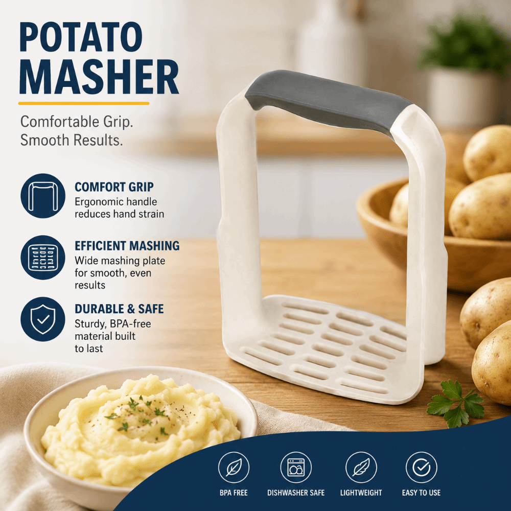 Подвесной ручной пресс для кар – обзор и цена Potato Masher Ricer