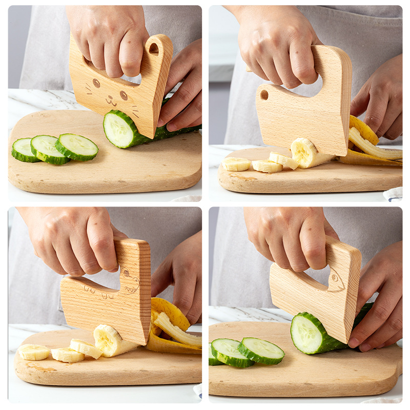 Деревянный детский нож для при – обзор и цена Kitchen Gadgets Kids