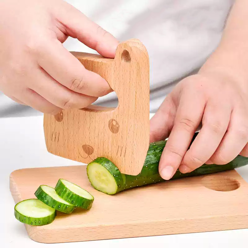 Деревянный детский нож для при – обзор и цена Kitchen Gadgets Kids