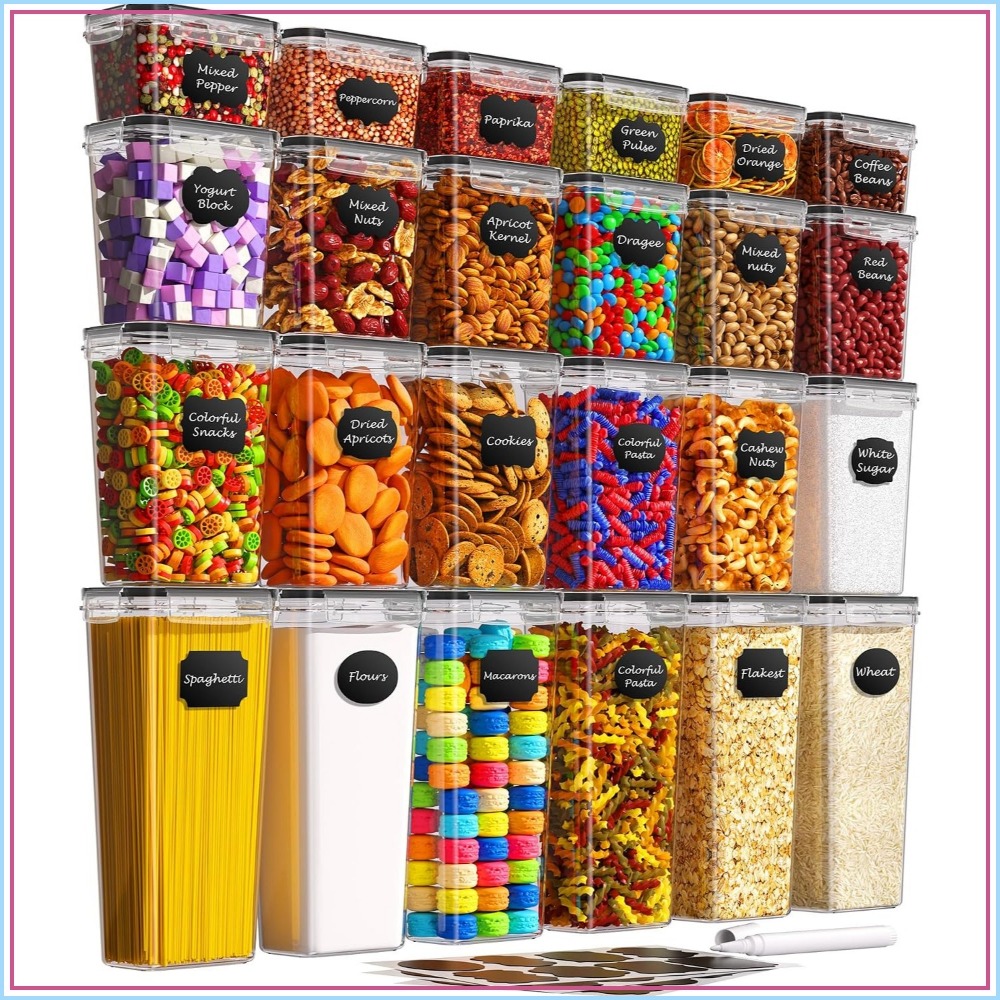 24 герметичных контейнера для  – обзор и цена Food Storage Containers
